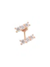 Alinka 18kt Rose Gold Lara Diamond Left Earring In Metallic