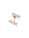 Alinka 18kt Rose Gold Lara Diamond Right Earring In Metallic