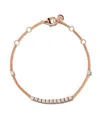 Alinka 18kt Rose Gold Riviera Diamond Bracelet In Gold