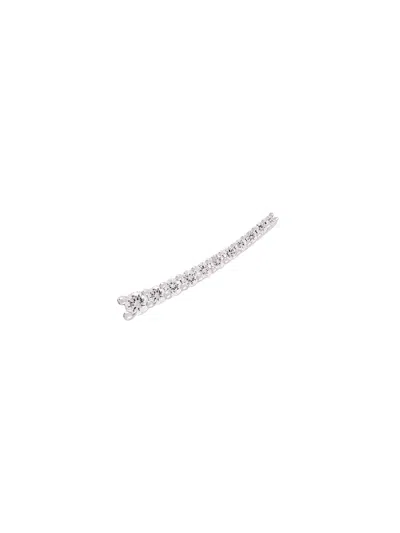 Alinka 18kt White Gold Dasha Super Fine Diamond Cuff Earring In Metallic