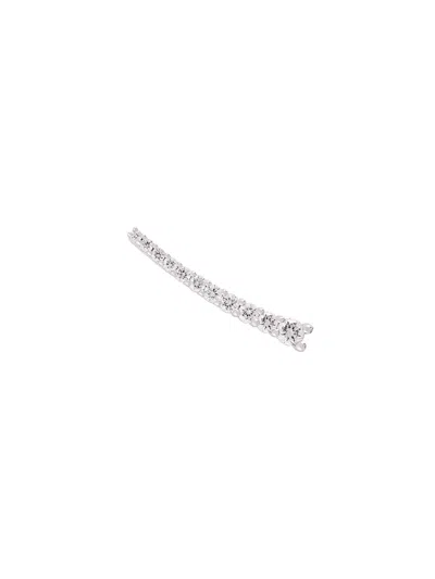 Alinka 18kt White Gold Dasha Super Fine Diamond Right Cuff Earring In Metallic