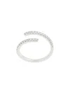 Alinka 18kt White Gold Eclipse Diamond Ring In Silver
