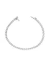 Alinka 18kt White Gold Eva Line Diamond Bracelet In Silber