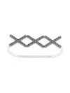 Alinka 18kt White Gold Katia Trio Diamond Ring In Silver