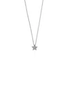 Alinka 18kt White Gold Stasia Mini Diamond Necklace In Silver