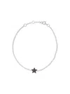 Alinka 18kt White Gold Stasia Mini Star Diamond Bracelet In Metallic