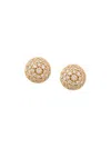 Alinka Marina Diamond Stud Earrings In Metallic