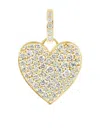 Alinka 18kt Yellow Gold Caviar Heart Diamond Pendant In Gold