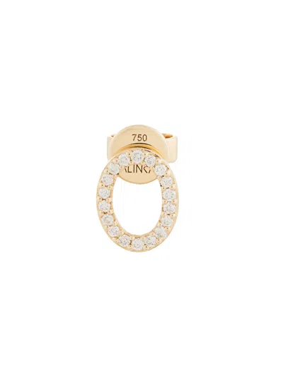 Alinka 18kt Yellow Gold Cloud Diamond Stud