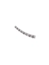 Alinka 'dasha' White Diamond Right Side Small Slider Earring In Metallic
