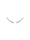 Alinka Large 'dasha' Diamond Slider Earrings In Metallic