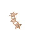 Alinka Stasia Triple Star Diamond Right Ear Cuff In Metallic