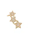 Alinka Stasia Triple Star Diamond Right Ear Cuff In Metallic