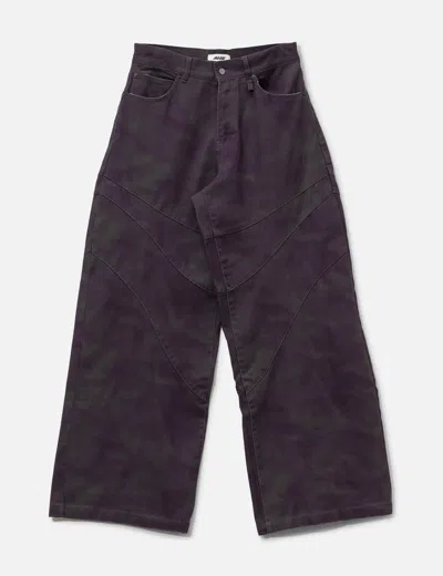 A.li.ás Danie Barrel Denim Pants In Purple