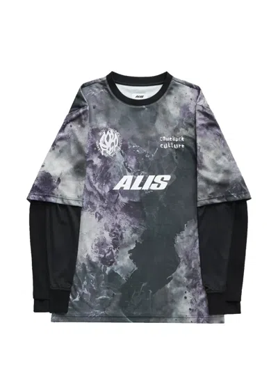 A.li.ás Layered Sweatshirt In Gray