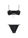 A.li.ás Mesh Bow Bikini In Black