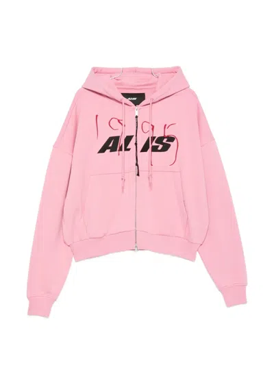 A.li.ás Zip Hoodie In Pink