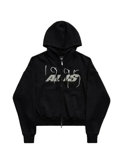 A.li.ás Zip-up Hoodie In Black
