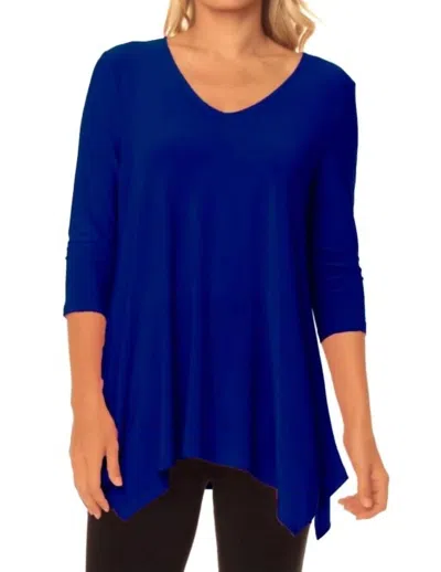 Alisha.d Allison Tunic In Blue