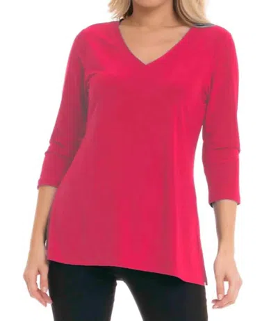 Alisha.d The Masses Top In Lipstick In Multi
