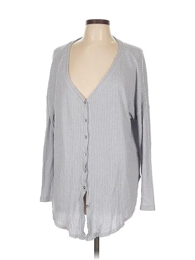 Pre-owned Alison Andrews Cardigan Sweater In Gray