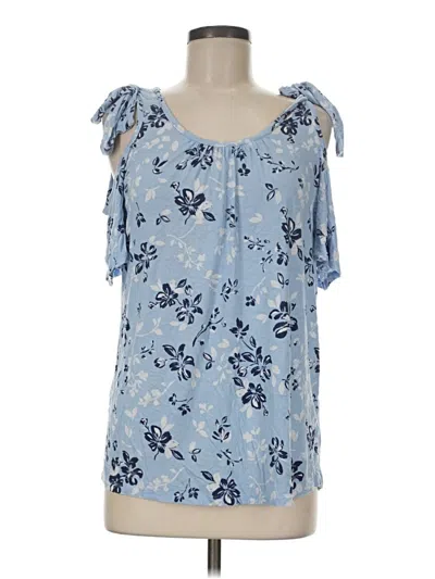 Pre-owned Alison Andrews Sleeveless Blouse In Blue