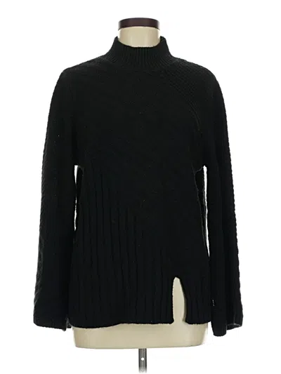 Pre-owned Alison Andrews Turtleneck Sweater In Black