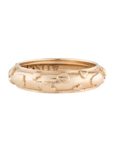 Pre-owned Alison Lou 14k Heart Band In Multi