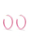 Alison Lou Kleine Jelly Creolen In Pink