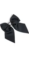 ALISON LOU HEART COCKTAIL HAIR BOW BLACK