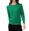 Alison Sheri Cotton Sweater In Green In Green