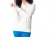 Alison Sheri Turtleneck Sweater In White In White