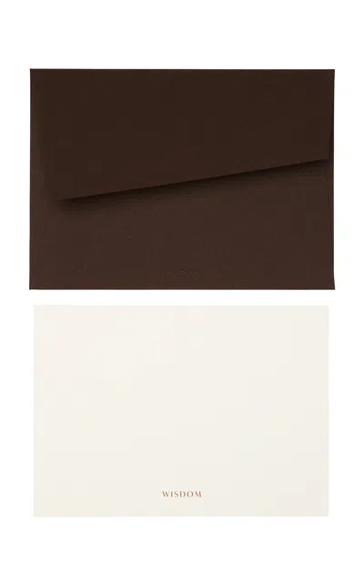 Alissa Bell - Custom Wisdom Stationery And Ohto Pen - Off-white