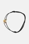 Alíta Black Letter C Bracelet In Black