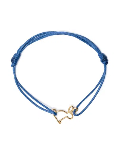 Alíta Alita Cord Bracelet Conejito Accessories In Blue