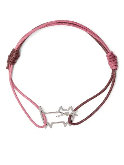 Alíta Alita Cord Bracelet Gato Accessories In Pink & Purple