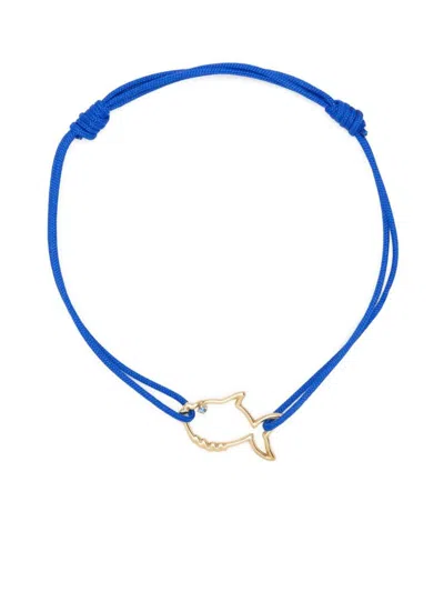 Alíta Alita Cord Bracelet Pececito Zafiro Azul Accessories In Blue