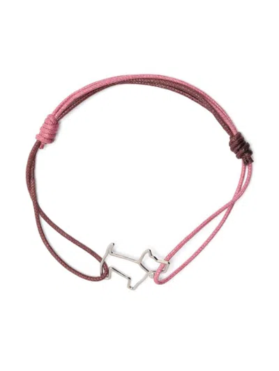 Alíta Alita Cord Bracelet Perrito Puro Accessories In Pink & Purple