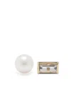 Alíta Alita Earrings Pair Perla Mono+baguette Amv Accessories In Grey