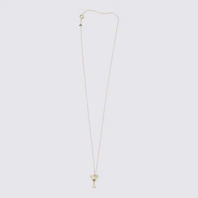 Alíta Alita Gold 9kt Cocktail Necklace In Gold/green