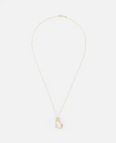 Alíta Golden Cat Pendant Necklace