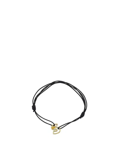 Alíta Alita "letra S" Bracelet In Black