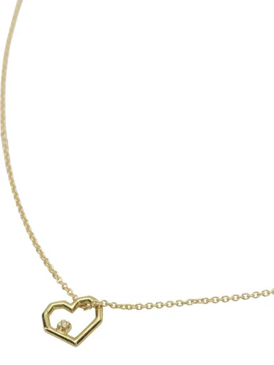 Alíta Alita "mini Corazon" Necklace In Gold