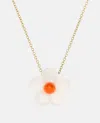 Alíta Multicolor Daisy Pendant Necklace In Multicolor