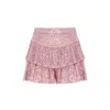 Alive New York City Women's Pink / Purple Candy Glow Mini Skort
