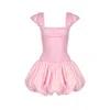 Alive New York City Women's Pink / Purple It Girl Bubble Mini Dress