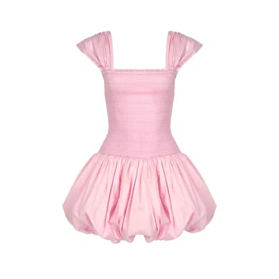 Alive New York City Women's Pink / Purple It Girl Bubble Mini Dress
