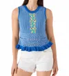 Alivia Arielle Top In Blue In Blue