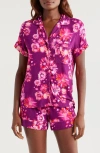 Alivia Jenna Shorts Pajamas In Grace's Garden Berry