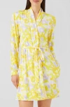 Alivia Joey Print Robe In Painterly Petals